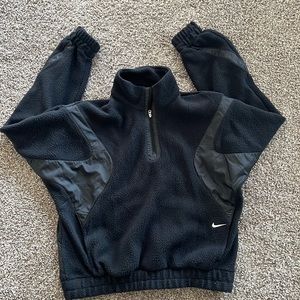 Nike fleece pullover half zip